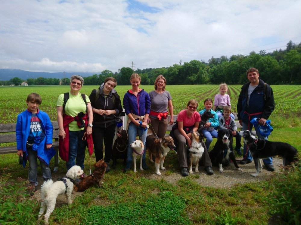 Gruppenfoto Pfingstwanderung 2019